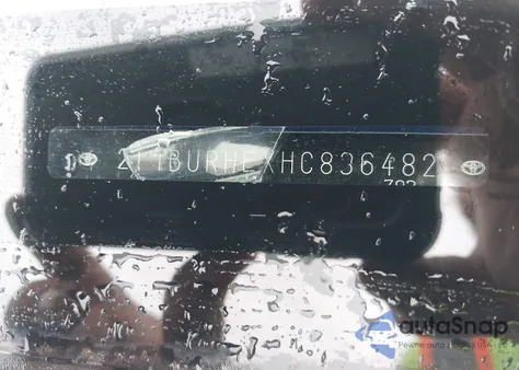 2017 Toyota Corolla Se из США, поврежденный, VIN 2T1BURHEXHC836482